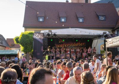 Marktplatz-Weinfest des FC Eibelstadt 2022