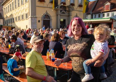 Marktplatz-Weinfest des FC Eibelstadt 2022