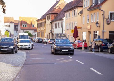 Der 9.Krick Firmenlauf führte durch den Altort von Eibelstadt