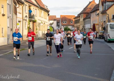 Die Läufer auf der Strecke