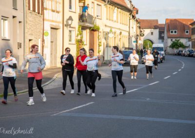 Die Läufer auf der Strecke