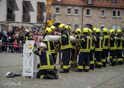 Die Maibaum-Aufstellung