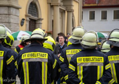 Dankesrede des Bürgermeisters an die Mannschaft der Freiwilligen Feuerwehr