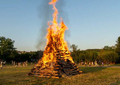 Das Johannisfeuer ist immer wieder schön