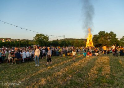 Endlich wieder Johannisfeuer in Eibelstadt