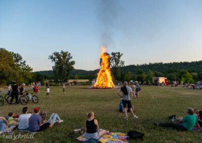 Sicherer Abstand zum Feuer