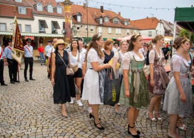 Einzug der Weinprinzessinnen