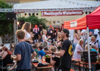 Partystimmung mit der Musikkapelle Winterhausen