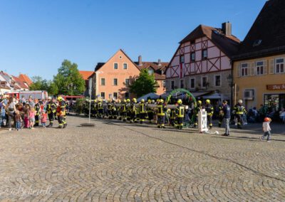 Die Freiwillige Feuerwehr Eibelstadt im vollen Einsatz