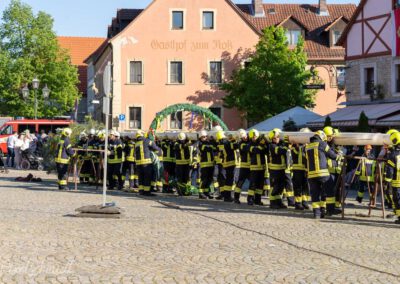 Die Freiwillige Feuerwehr Eibelstadt im vollen Einsatz
