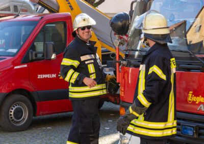 Die Freiwillige Feuerwehr Eibelstadt im vollen Einsatz