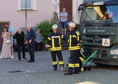 Die Freiwillige Feuerwehr Eibelstadt im vollen Einsatz