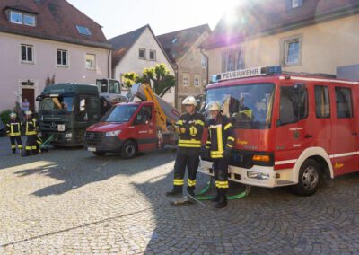Die Freiwillige Feuerwehr Eibelstadt im vollen Einsatz