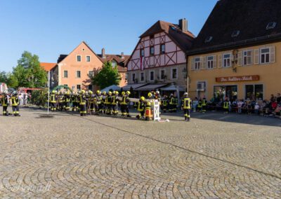 Die Freiwillige Feuerwehr Eibelstadt im vollen Einsatz