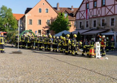 Die Freiwillige Feuerwehr Eibelstadt im vollen Einsatz