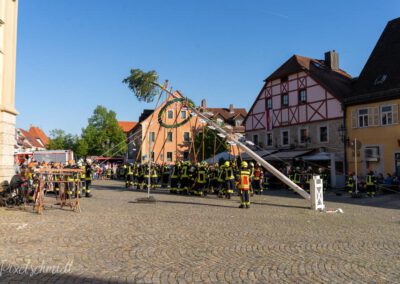 Die Freiwillige Feuerwehr Eibelstadt im vollen Einsatz