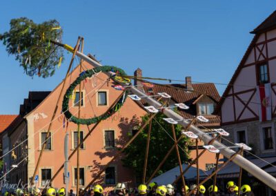 Die Freiwillige Feuerwehr Eibelstadt im vollen Einsatz