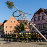 Maibaum-Aufstellung in Eibelstadt