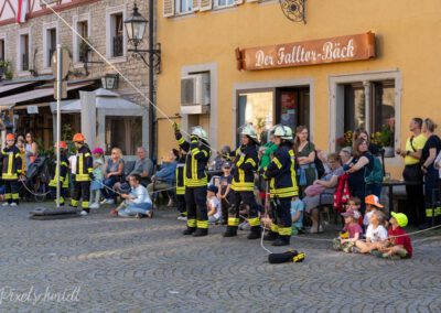 Die Freiwillige Feuerwehr Eibelstadt im vollen Einsatz