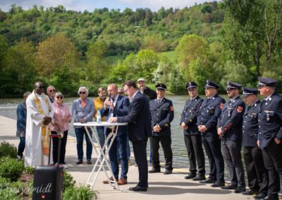 Jetzt ergreift Landrat Thomas Eberth das Wort