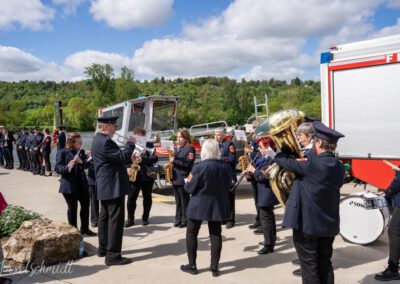 Feuerwehr-Kapelle im Einsatz