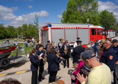 Und wieder spielt die Feuerwehrkapelle