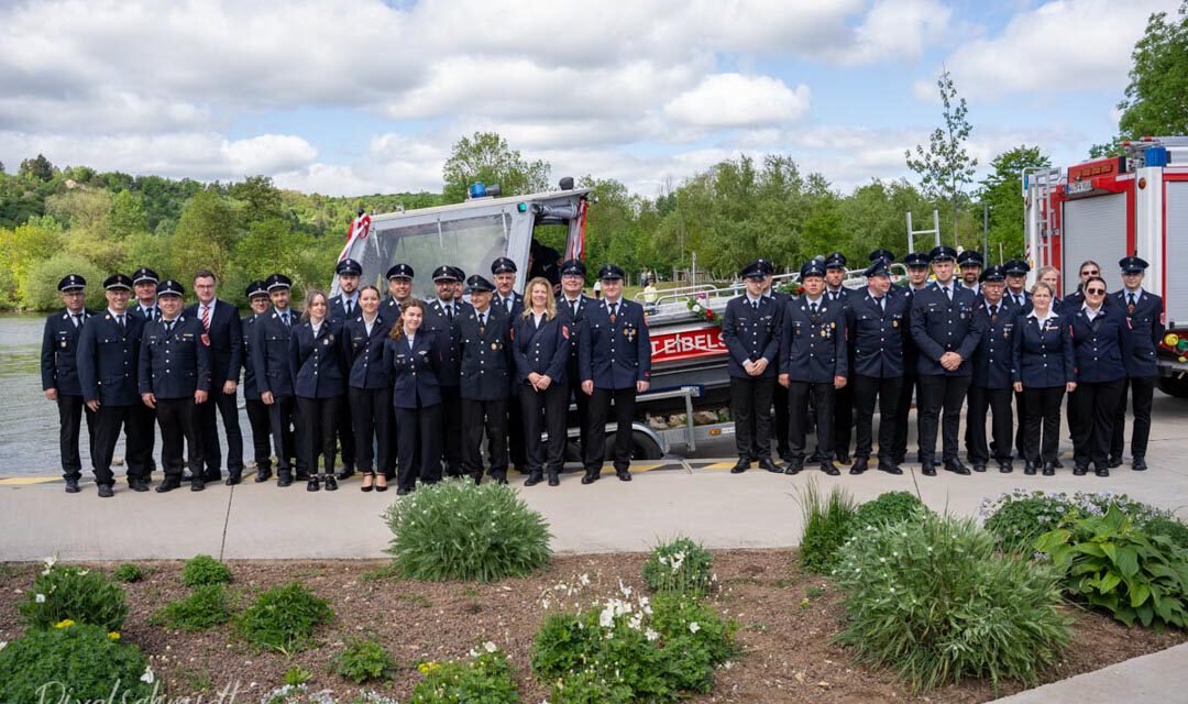 Das neue Mehrzweckboot der Freiwilligen Feuerwehr Eibelstadt
