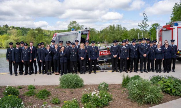 Das neue Mehrzweckboot der Freiwilligen Feuerwehr Eibelstadt
