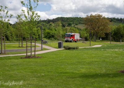 Und zum Abschluss noch eine Vorführung der kleinsten Mitglieder der Freiwilligen Feuerwehr Eibelstadt