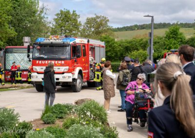 Und zum Abschluss noch eine Vorführung der kleinsten Mitglieder der Freiwilligen Feuerwehr Eibelstadt