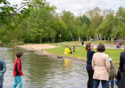 Und zum Abschluss noch eine Vorführung der kleinsten Mitglieder der Freiwilligen Feuerwehr Eibelstadt